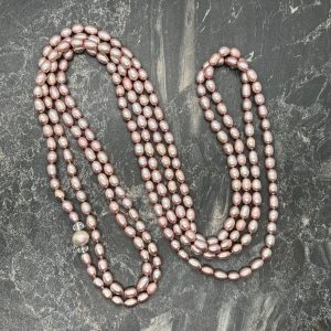 Pink Potato-shaped Freshwater Pearls